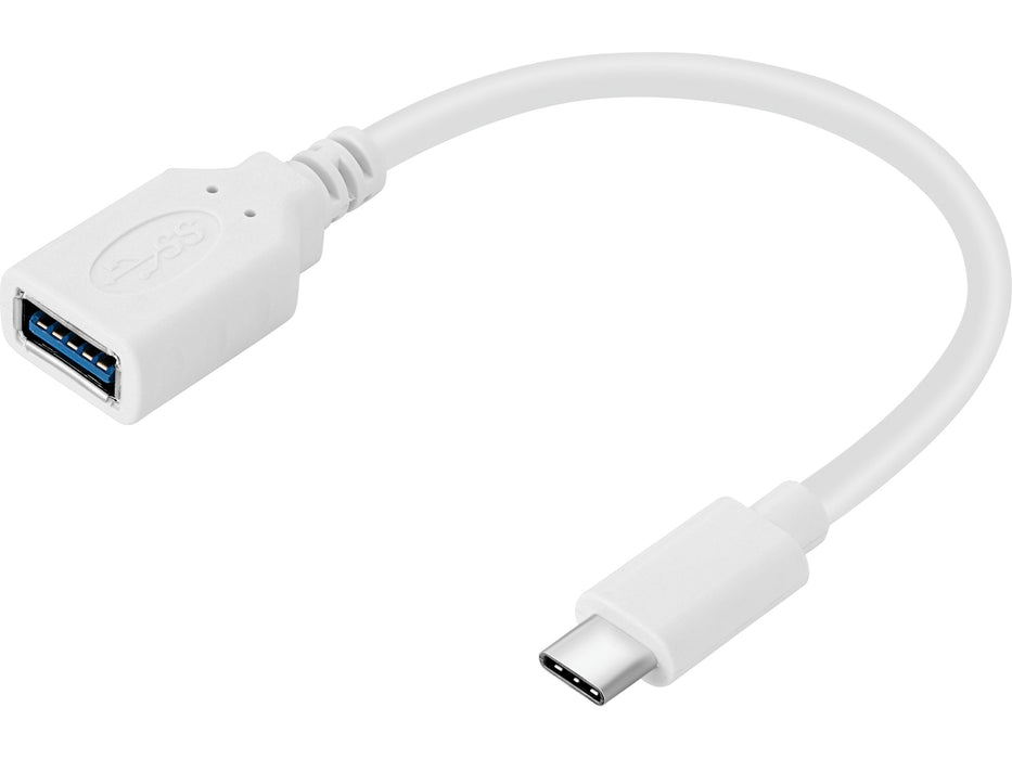 EAN 5705730136054 - Sandberg 136-05 cable USB USB 3.2 Gen 1 (3.1 Gen 1) 0,1 m USB C USB A Blanco imagen 1