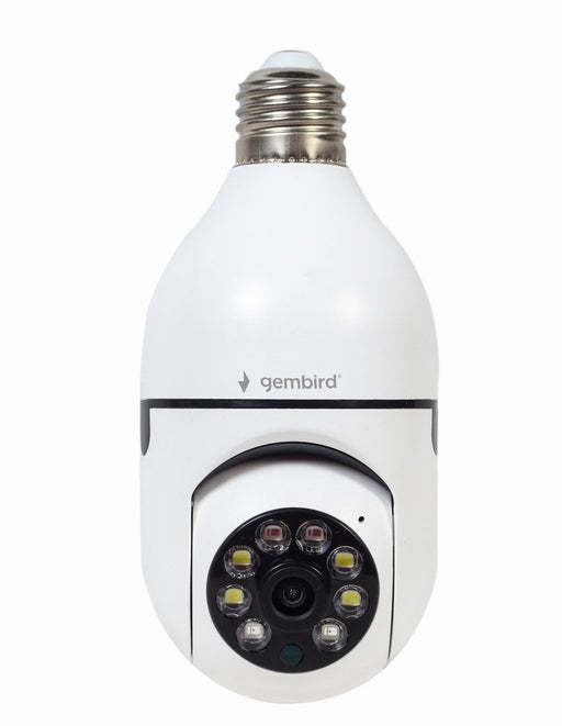 EAN 8716309126427 - Gembird Slimme wifi camera 1080p draaibaar E27 Draaifitting kan in een lamp aansluiting. imagen 1