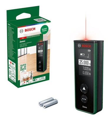 EAN 4059952569604 - Bosch Zamo Medidor láser de distancias Negro, Verde 25 m imagen 2