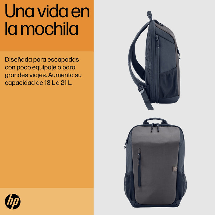 EAN 0196548945498 - HP Travel 18 Liter 15.6 Iron Gray Laptop Backpack 39,6 cm (15.6") Azul, Gris imagen 8