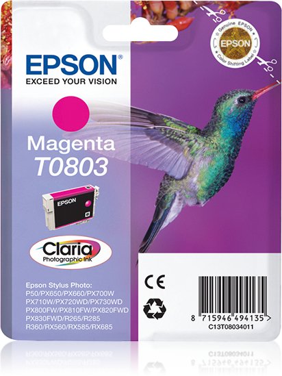 EAN 8715946494203 - Epson Hummingbird T0803 cartucho de tinta 1 pieza(s) Original imagen 1