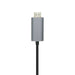 EAN 8436574704327 - AISENS A109-0393 adaptador de cable de vídeo 1,8 m HDMI tipo A (Estándar) USB Tipo C Aluminio, Negro imagen 2