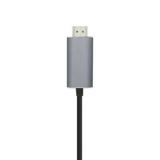 EAN 8436574704310 - AISENS A109-0392 adaptador de cable de vídeo 0,8 m HDMI tipo A (Estándar) USB Tipo C Aluminio, Negro imagen 2