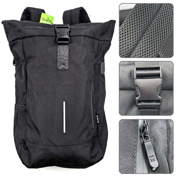 EAN 8052101434590 - Ewent EW2536 maletines para portátil 43,9 cm (17.3") Mochila Negro imagen 4