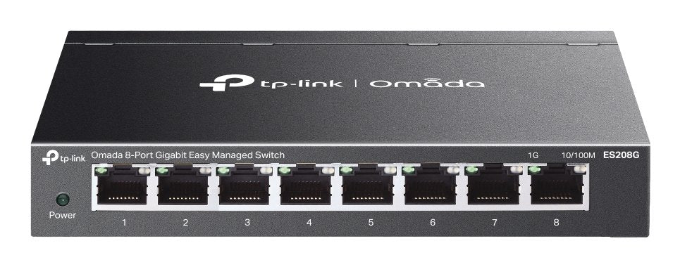 EAN 1210002600668 - TP-Link Omada ES208G switch Gestionado L2 Gigabit Ethernet (10/100/1000) Negro imagen 1