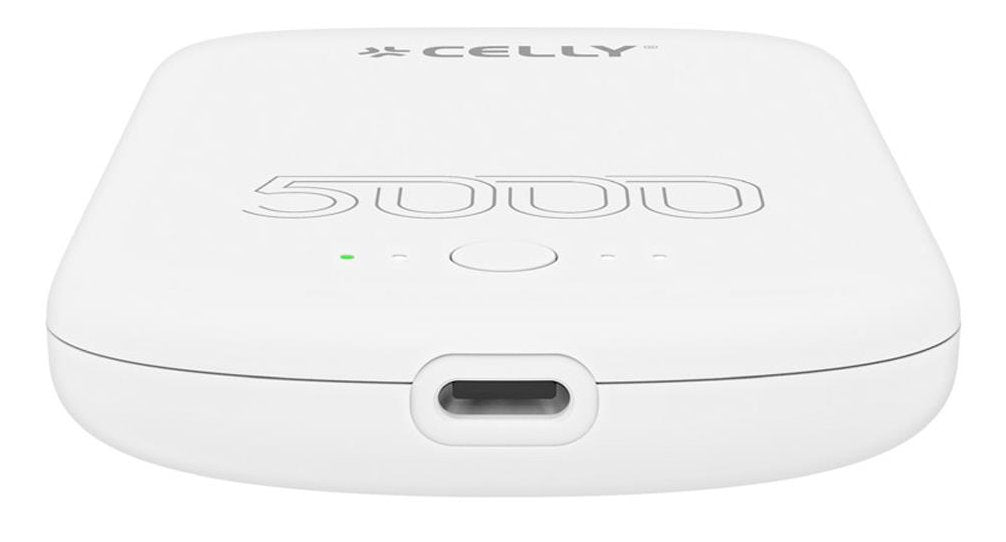 EAN 8021735208082 - Celly MAGPB5000PROWH batería externa 5000 mAh Cargador inalámbrico Blanco imagen 1