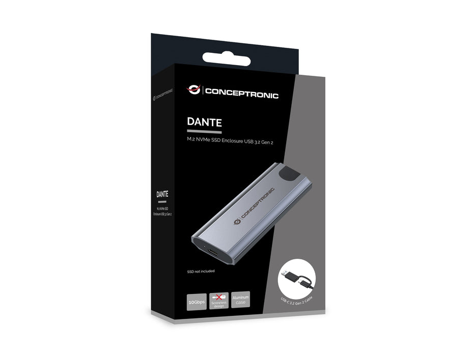 EAN 4015867238080 - Conceptronic DANTE05G caja para disco duro externo Caja externa para unidad de estado sólido (SSD) Gris M imagen 6