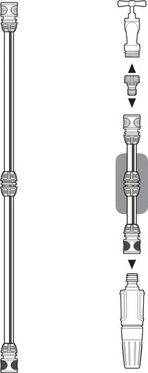 EAN 4078500010405 - Gardena 18280-20 accesorio para manguera Conector de manguera Gris, Plata 1 pieza(s) imagen 2