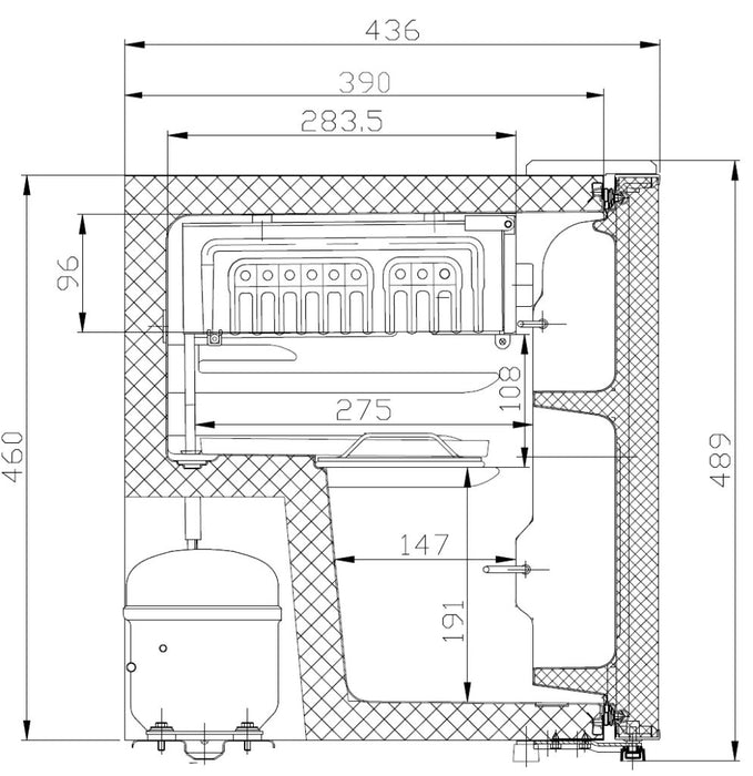 EAN 5902510694005 - Manta MM515PBK frigorífico Independiente 46 L E Negro imagen 10