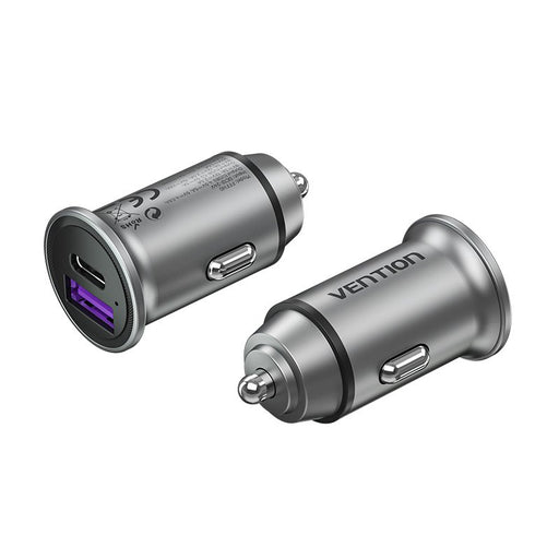 EAN 6922794761681 - Vention FFFH0 cargador de dispositivo móvil Universal Gris Encendedor de cigarrillos Carga rápida Auto imagen 1