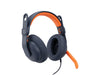 EAN 0097855190697 - Logitech 981-001389 auricular y casco Auriculares Alámbrico Diadema Educación Azul, Naranja imagen 1