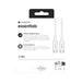 EAN 0840056199354 - mophie essentials charging cables | 1M cable USB USB 2.0 USB C Blanco imagen 5