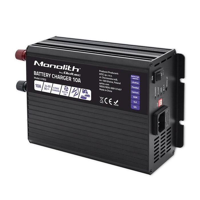 Charger For Lifepo4 Agm  Gel Sla Baterias 10a