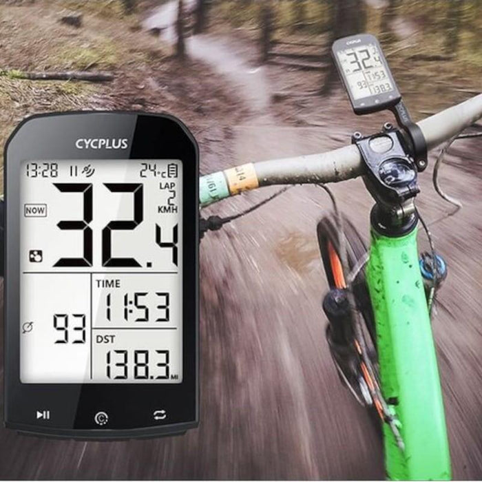 Ciclocomputador  Cycplus M1 Gps Ble/Ant+ Negro