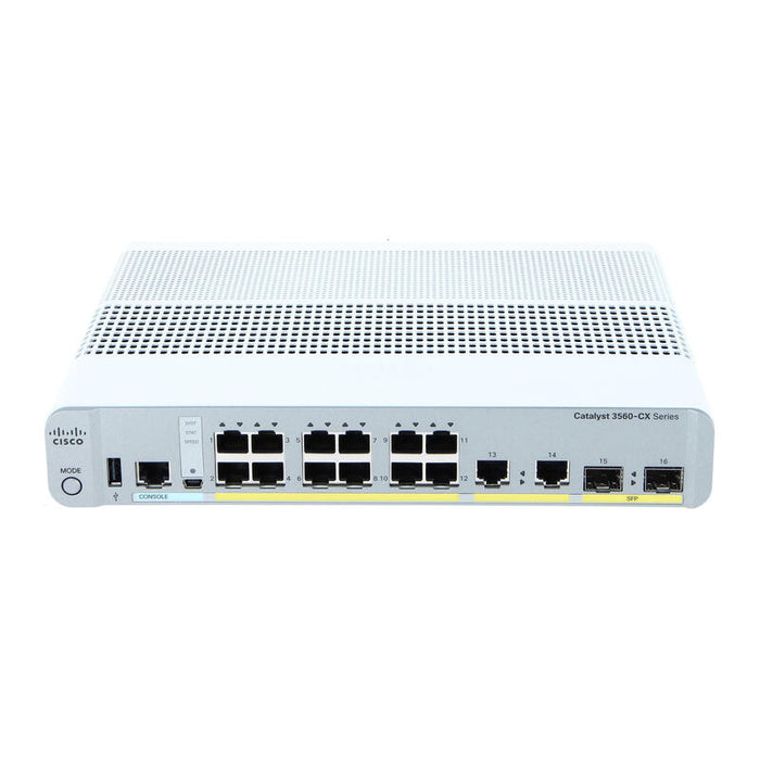 Cisco Catalyst Ws-C3560cx-12tc-S Switch Gestionado L3 Gigabit Ethernet (10/100/1000) Gris, Blanco