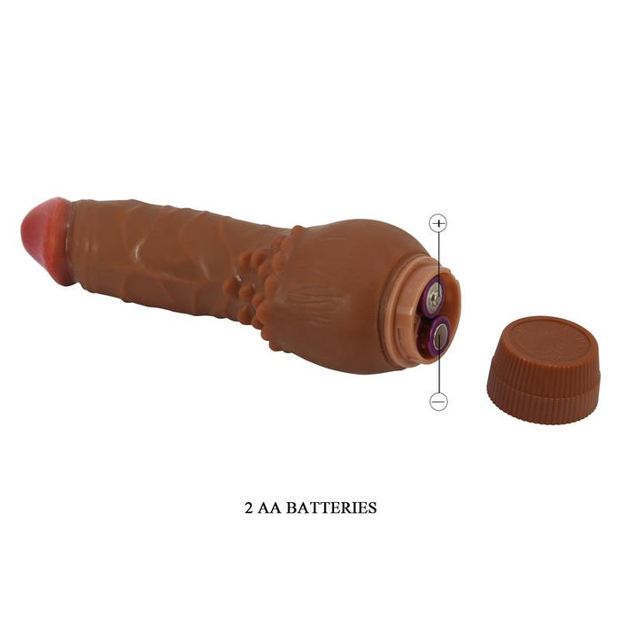 Baile - Barbara Vibrador Realístico 19.5 Cm Mulato