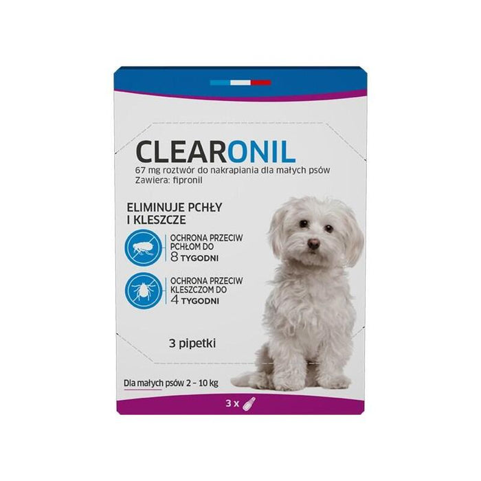 Clearonil Dla Malych Psów (2-10 Kg) - 67 Mg X 3