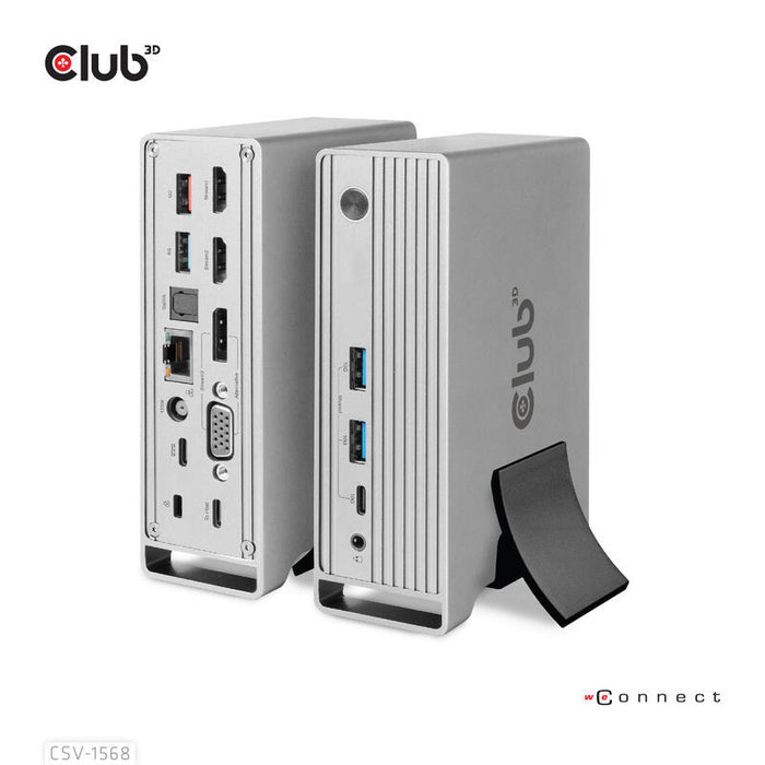 Club 3d Dockingstation - Usb-C - Vga, 2 X Hdmi, Dp