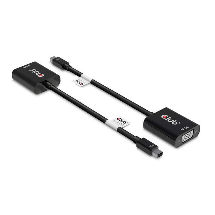 Club3d Adaprtador Minidisplayport > Vga Aktiv M/H Negro
