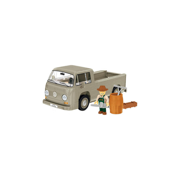 Cobi Volkswagen T2a Platform Truck, Construction Toy Grey, Escala 1:35 Cobi-24618