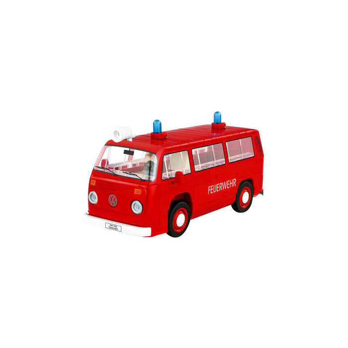 Cobi Volkswagen T2b Brigada De Fuego, Toys De Diseño Rojo, Escala 1:35 Cobi-24622