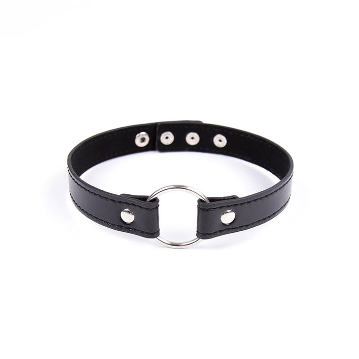 Collar Con Aro Negro