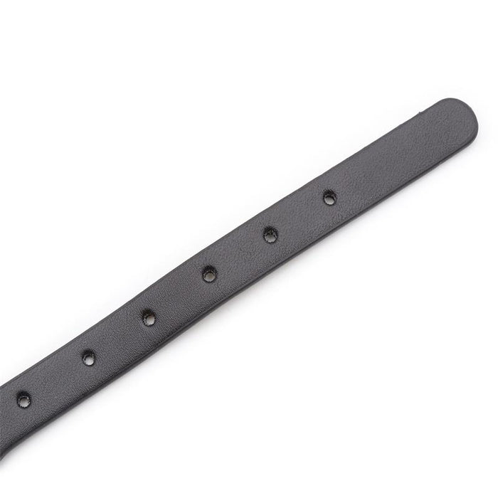 Collar Con Aro Y Cascabel Negro