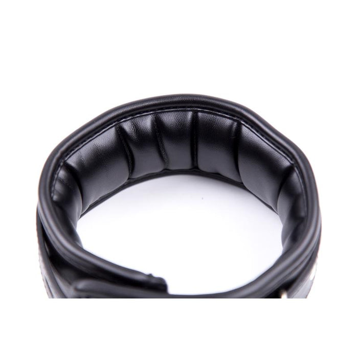 Collar Con Correa Interior Acolchado Negro