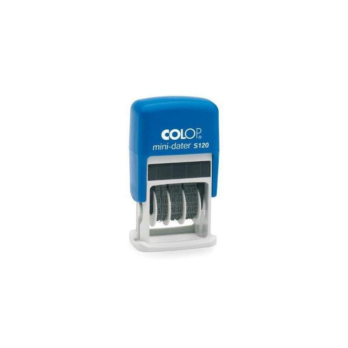 Colop Sello Printer S120 4mm Fecha Español Azul/Azul