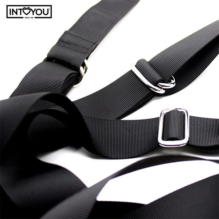 Adjustable Door Swing With Legs Support & Seat