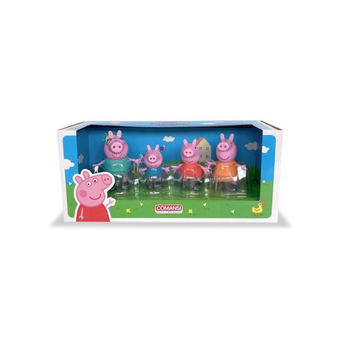 Comansi Set Peppa Pig Family 4 Figurasâ - Diseã±O Infantil - Regalo Niã±Os - Peppa Pig, George, Mommy Pig Y Daddy Pig
