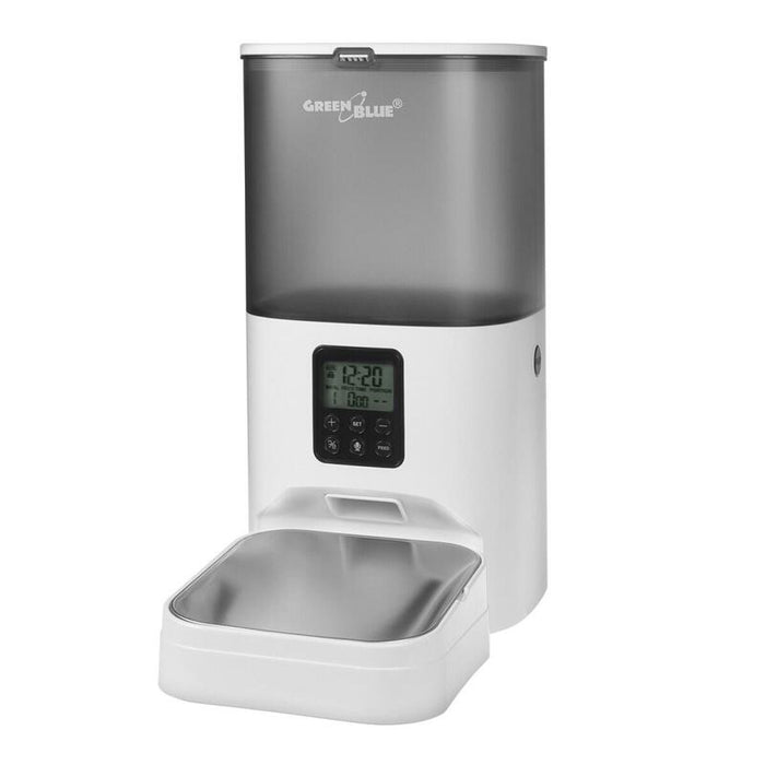 Comedero Automatico Para Animales Gb393 6l, Usb 5v1a Blanco