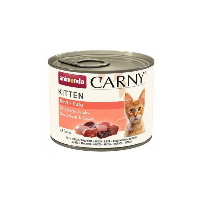 Comida Húmeda Para Gatos Animonda Carny Kitten Beef Turkey   200 G