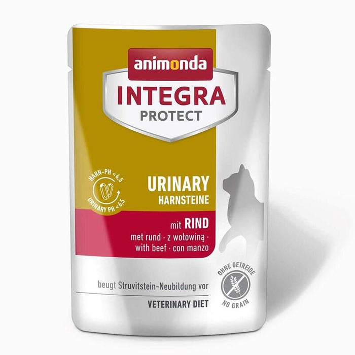 Comida Húmeda Para Gatos Animonda Integra Protect Urinary Struvit Con Ternera  85g