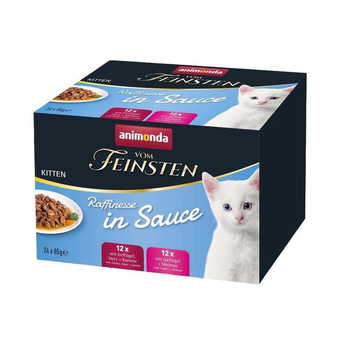 Comida Húmeda Para Gatos Animonda Vom Feinsten Kitten Raffinesse In Sauce  24x85g