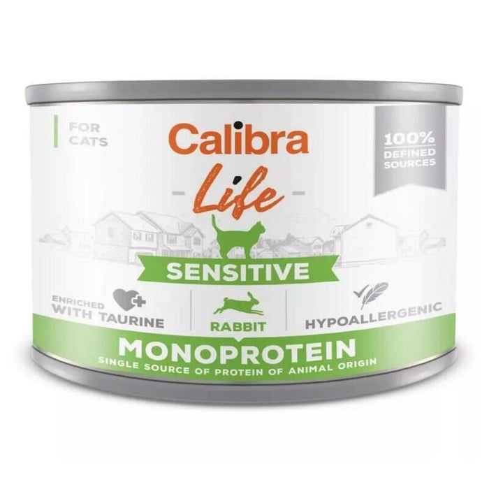 Calibra Cat Life Sensitive Rabbit - Comida Húmeda Para Gatos - 200g