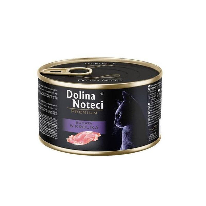 Comida Húmeda Para Gatos Dolina Noteci Premium Rich In Rabbit  185g