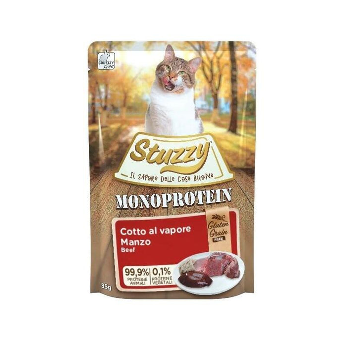 Comida Húmeda Para Gatos Stuzzy Monoprotein Beef  85 G
