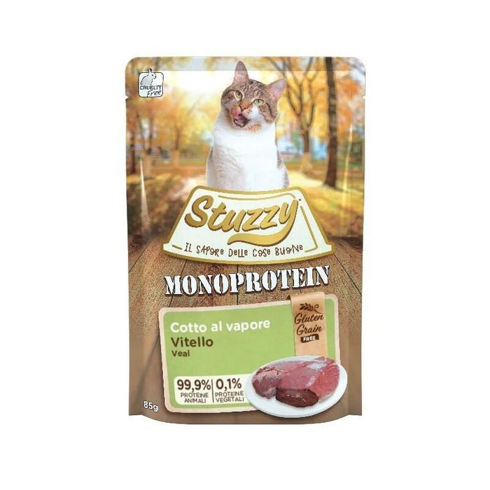 Comida Húmeda Para Gatos Stuzzy Monoprotein Veal  85 G