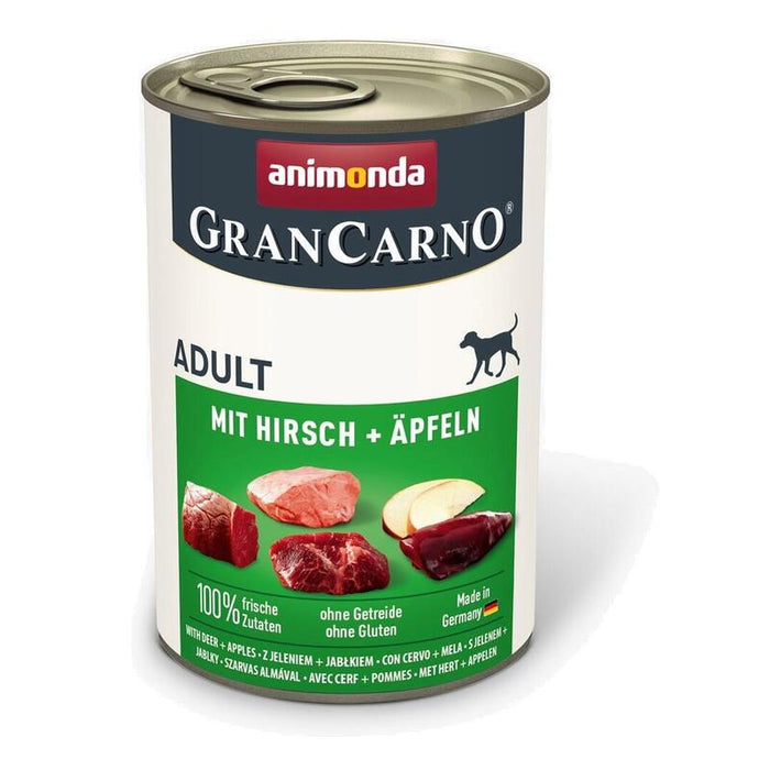 Comida Húmeda Para Perros Animonda Grancarno Adult Pork With Venison And Apple  400g