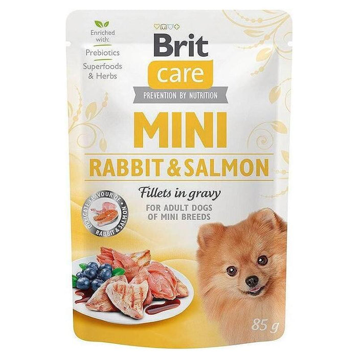 Comida Húmeda Para Perros Brit Care Mini Rabbit&Salmon  85 G