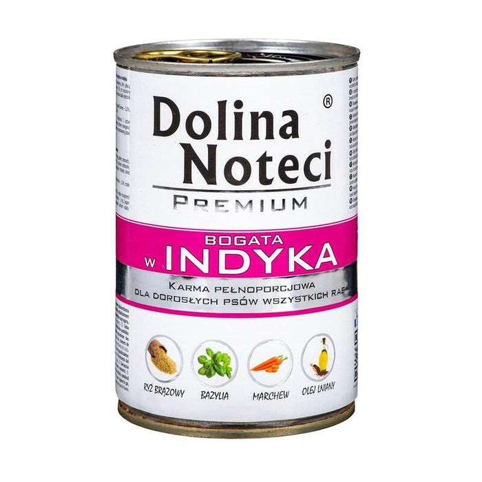 Comida Húmeda Para Perros Dolina Noteci Premium Rich In Turkey  400 G
