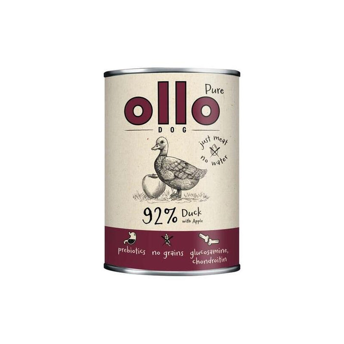 Comida Húmeda Para Perros Ollo Pure Duck With Apple 400g