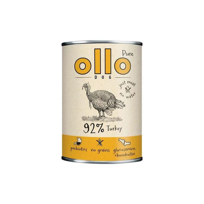 Comida Húmeda Para Perros Ollo Pure Turkey  850g