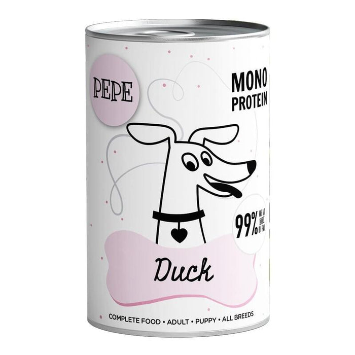Comida Húmeda Para Perros Paka Zwierzaka Pepe Duck  400g