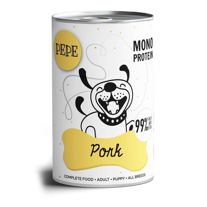 Comida Húmeda Para Perros Paka Zwierzaka Pepe Pork  400g