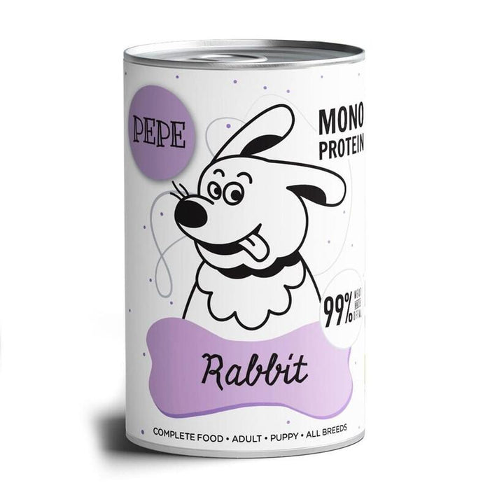 Comida Húmeda Para Perros Paka Zwierzaka Pepe Rabbit  400g