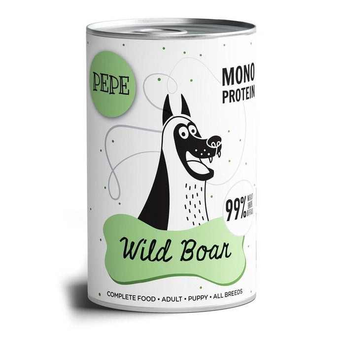 Comida Húmeda Para Perros Paka Zwierzaka Pepe Wild Boar  400g