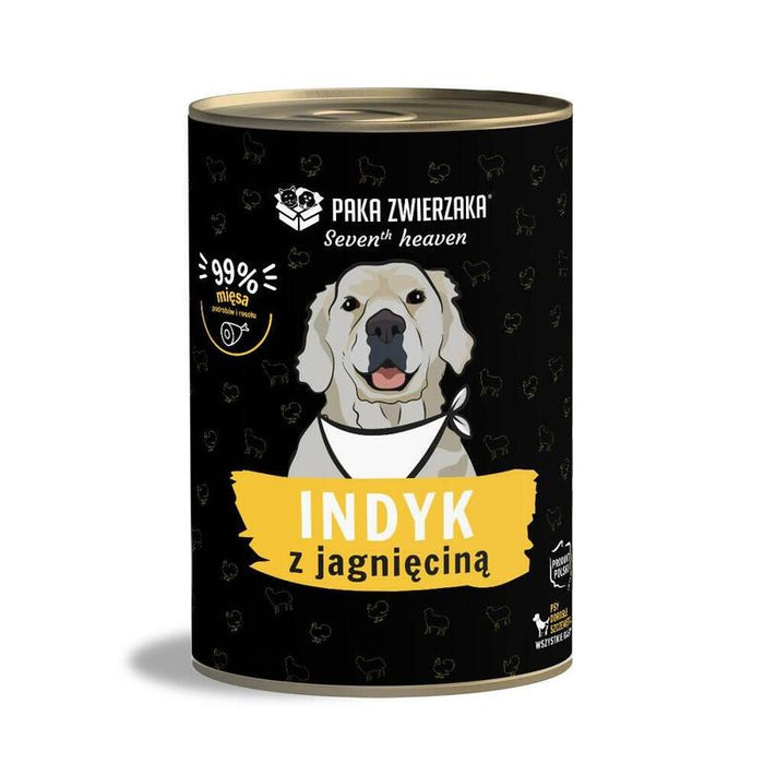 Comida Húmeda Para Perros  Paka Zwierzaka Seventh Heaven Turkey With Lamb  400g