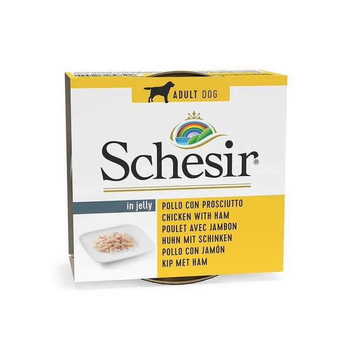 Comida Húmeda Para Perros Schesir In Jelly Chicken With Ham 150 G